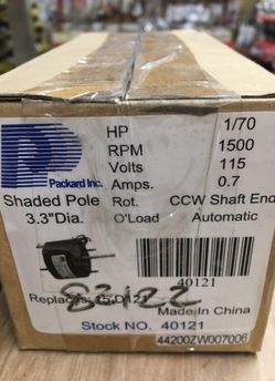 Fan motor for range hood NEW