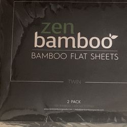LUXURY BAMBOO FLAT SHEETS NEW IN PACKAGE 