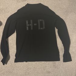 Harley Davidson Black Long Sleeve Shirt