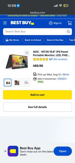Portable monitor