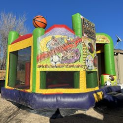 Jump Balloon 20 X 20 Whit Water Slide 