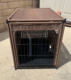Mr. Herzher’s Rhino Wicker Dog Crate