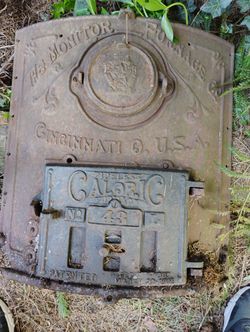 Antique Furnace Door