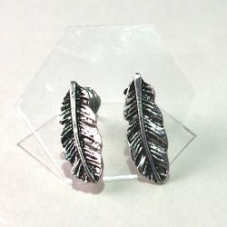 Silver Leaf Earrings