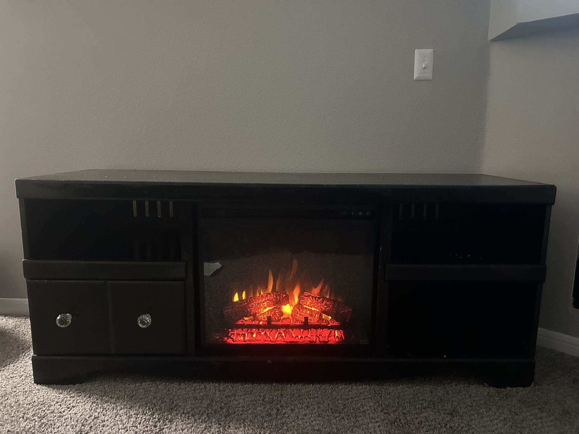 Wooden Fireplace 
