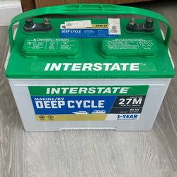 Interstate Deep Cycle 27 M Battery