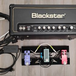 Blackstar Ht5-RH Tube Amp For Guitar, Guitar Pedalboard Set Up 