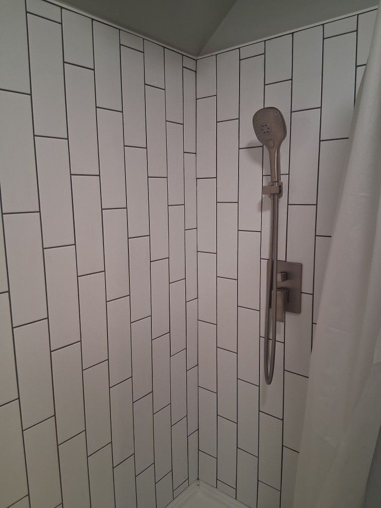 Mulia Ceramic Tile White Glossy 4x12