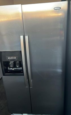 Whirlpool Side-by-Side Stainless Steel Counter Depth Refrigerator
