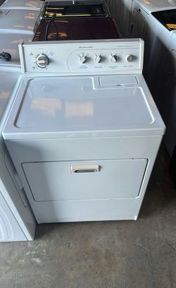 White KitchenAid Electric Dryer QuickDry