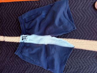 Puma Navy Blue Fleece Shorts