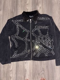 Black Vale Crystal Work Jacket