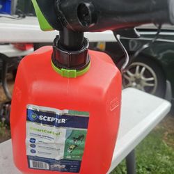 Scepter 2 Gallon  Plastic  Gas Can  Used Once, FIRM 