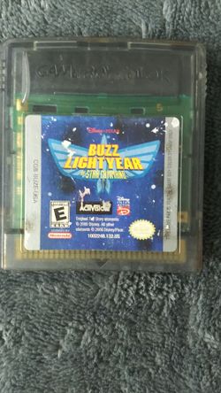 Nintendo Gameboy Color Buzz Light Year game