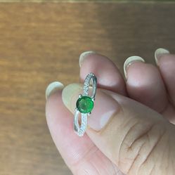 Real 925 Sterling Silver Wedding Ring Size 6