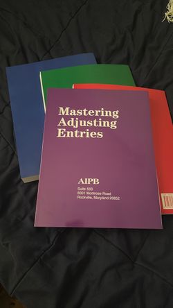 AIPB Mastering Adjusting Entries