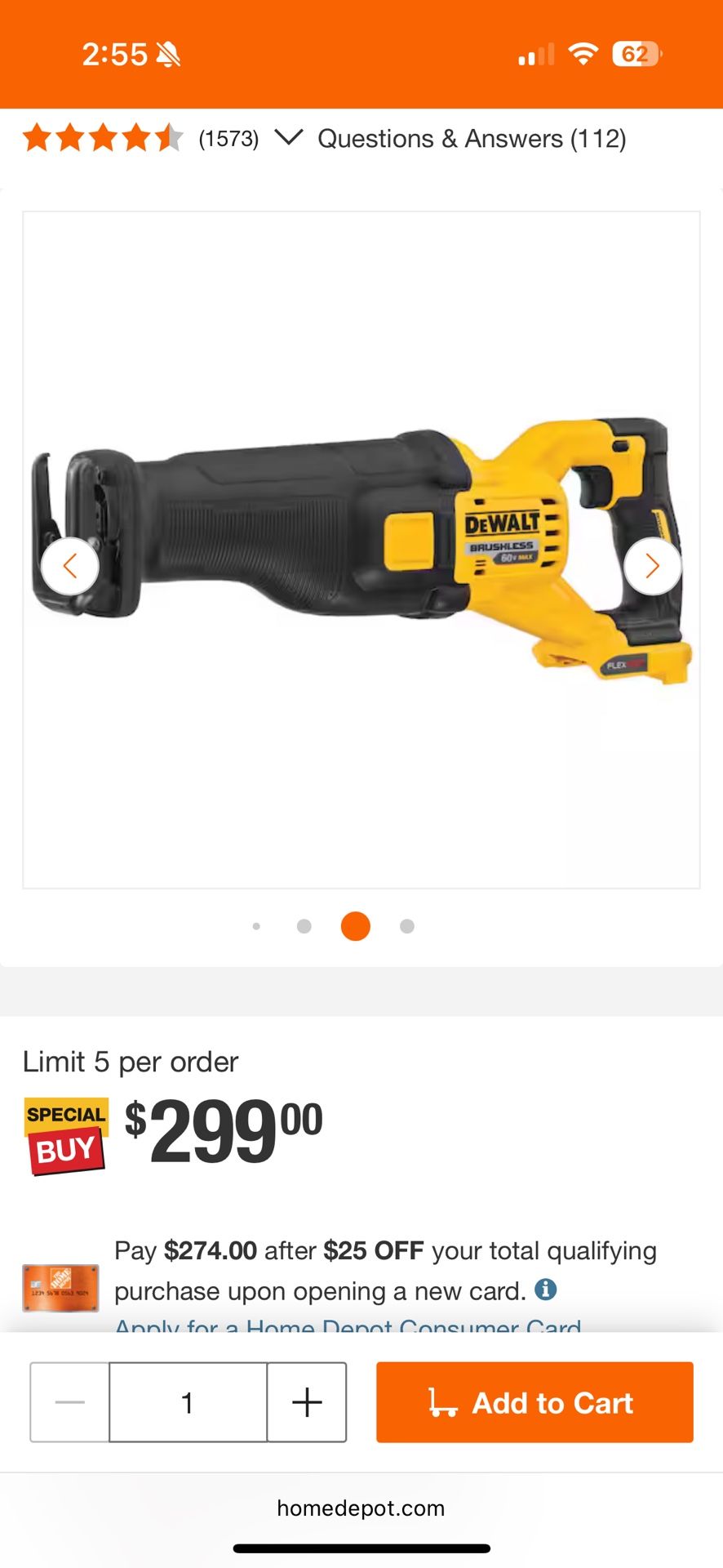 Soso Dewalt 60v