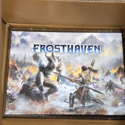 Frosthaven Board Game With Solo Scenarios + Removable Stickers