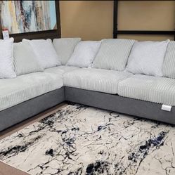 AP- Soft Ultra Comfy 2 Piece Sectional With Chaise/ Fast Delivery - Financing 