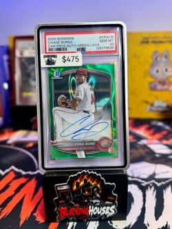 2025 Bowman Chrome Prospect Autographs Chase Burns #CPACB /99 PSA 10