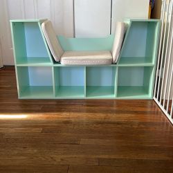 KidKraft Wooden Bookcase With Reading Nook