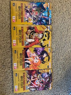 One Piece Card Game OP-17 Booster Packs x4