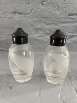 Lenox Windswept Salt & Pepper: Crystal & Silver