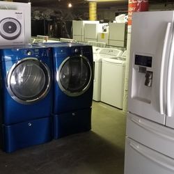 Blow Out Sale Store Full Of Nice Lightly Used Refurbished Reconditioned Certified Lightly Used Washer Dryer Fridge Stove Oven Stackable Free Warranty 