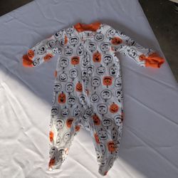 Carters 3Month Halloween Pumpkin Onesie 