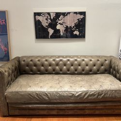 Leather Sofa - Comfort Sleeper By American Leather