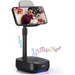 Phone Stand with Speaker, (7-11''Height) Wireless Bluetooth Speaker, Led Color