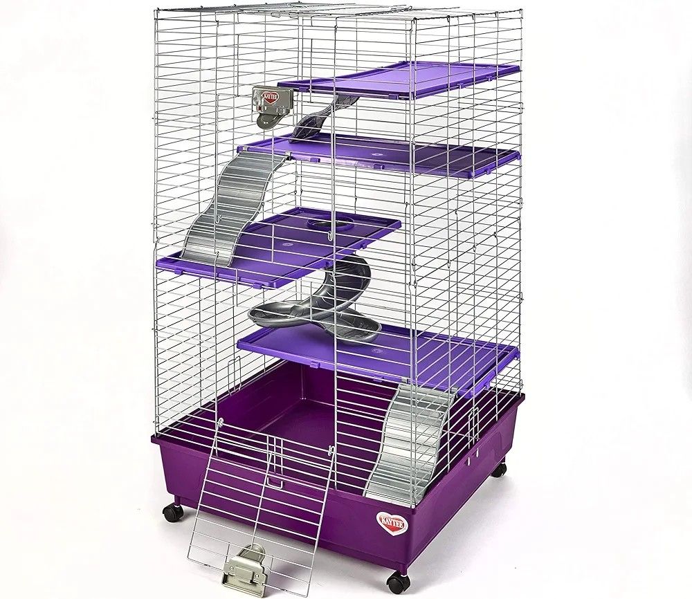 Kaytee My First Home Multi-Level Habitat with Casters for Small Animals