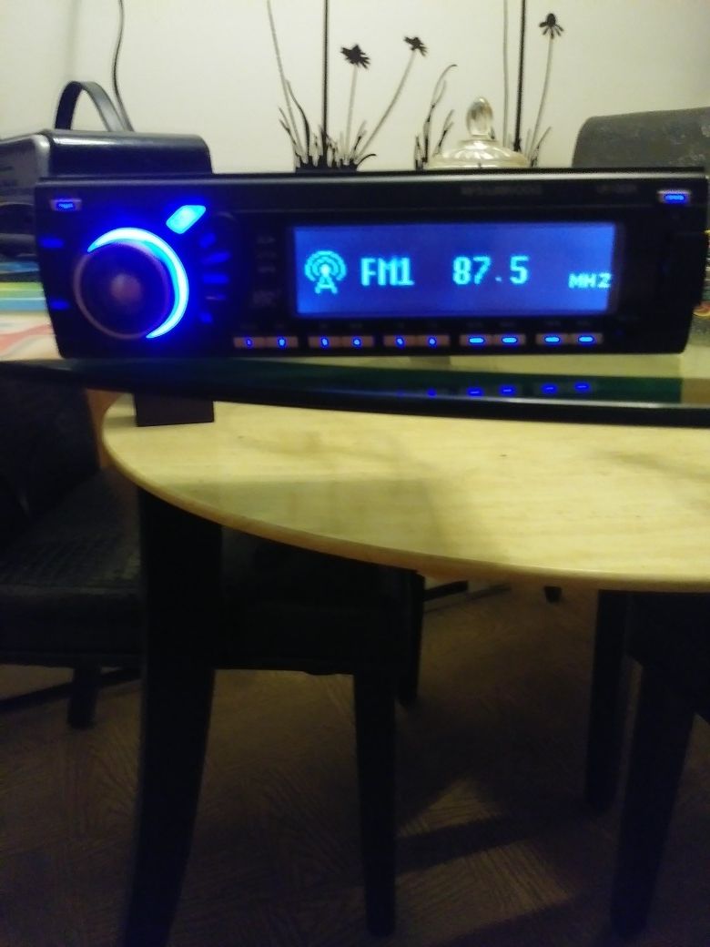 VR3 VR100IA In-Dash MP3, WMA, AM/FM Car Stereo Receiver with iPod Dock, SD Slot, Aux In, and USB Port