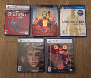 PlayStation 4 and 5 Game Bundle - 
Purchase all together or separate
