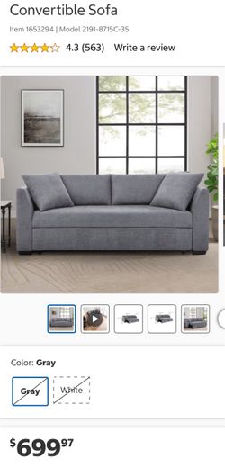 Thomasville Marion Fabric Convertible Sofa