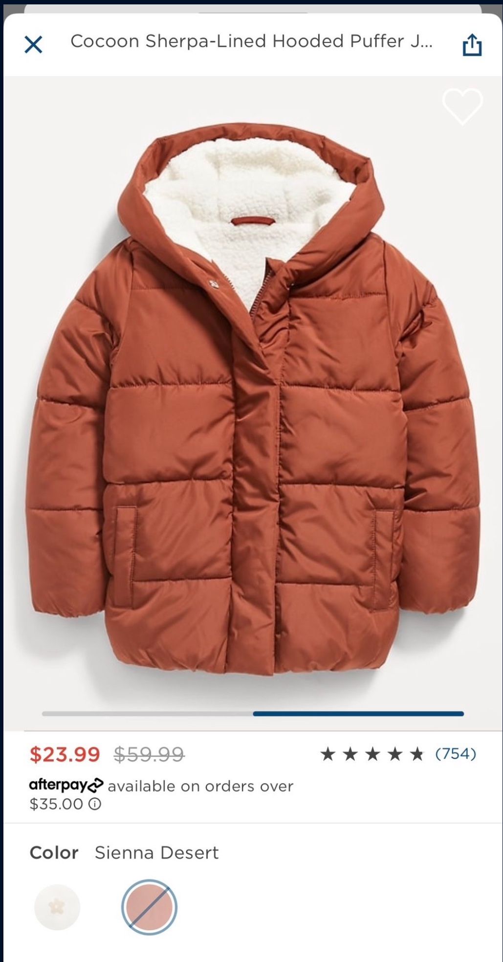 Old Navy Girls Coat- NEW size 18