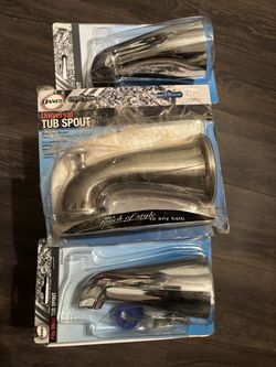 3 universal bathroom tub spouts