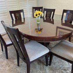 Dining Room Table And 8 Chairs