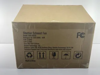 Vector Shutter Exhaust Fan 🌬️ (WMP020124)