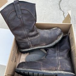 Red Wing Steel Toe Boots USED