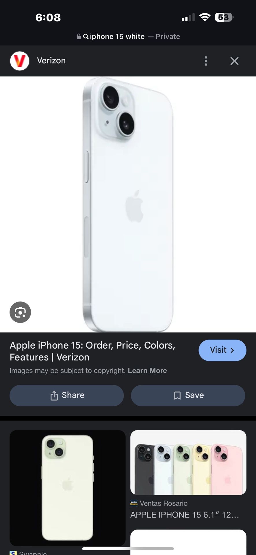 Iphone 15 Tiktok on it