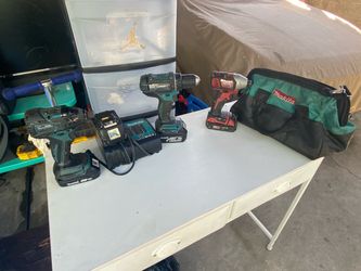 Makita and Milwaukee tools