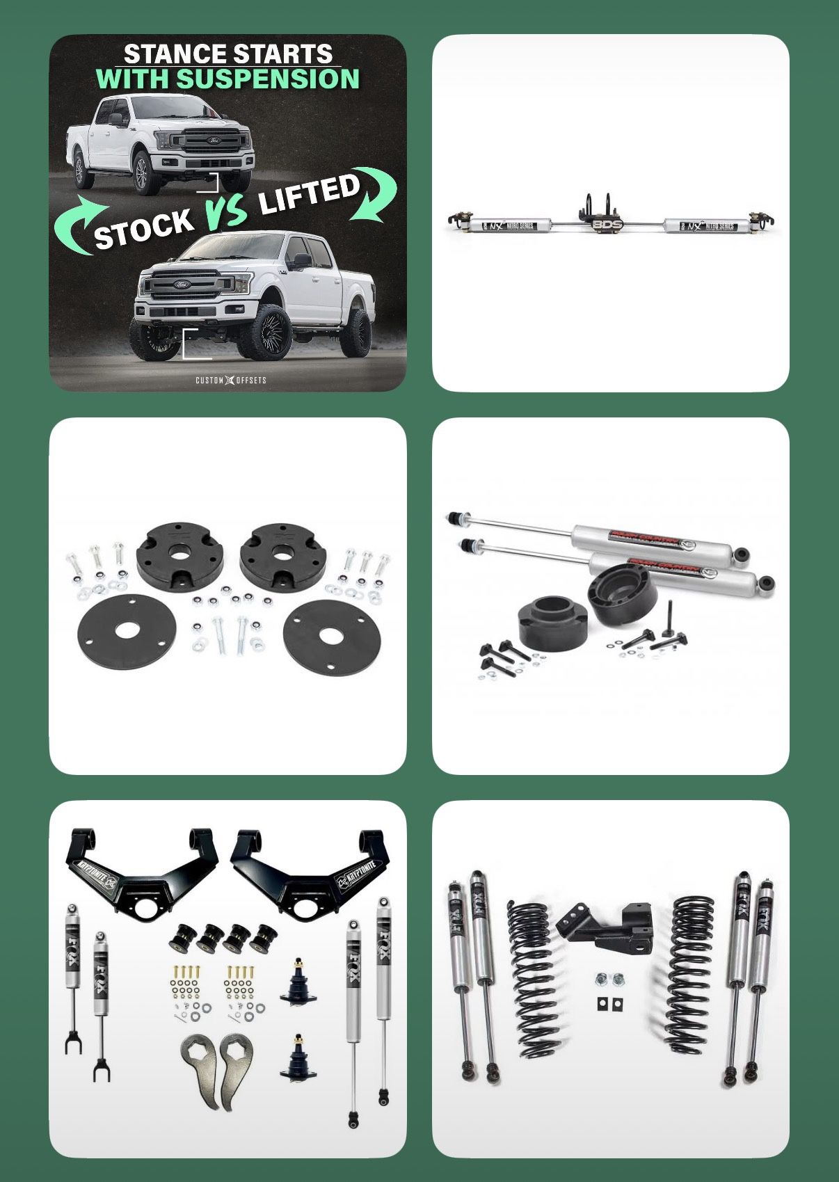 LIFT KITS-LEVEL KITS-LOWERING KITS INSTALLED @ BEST DEALS!!