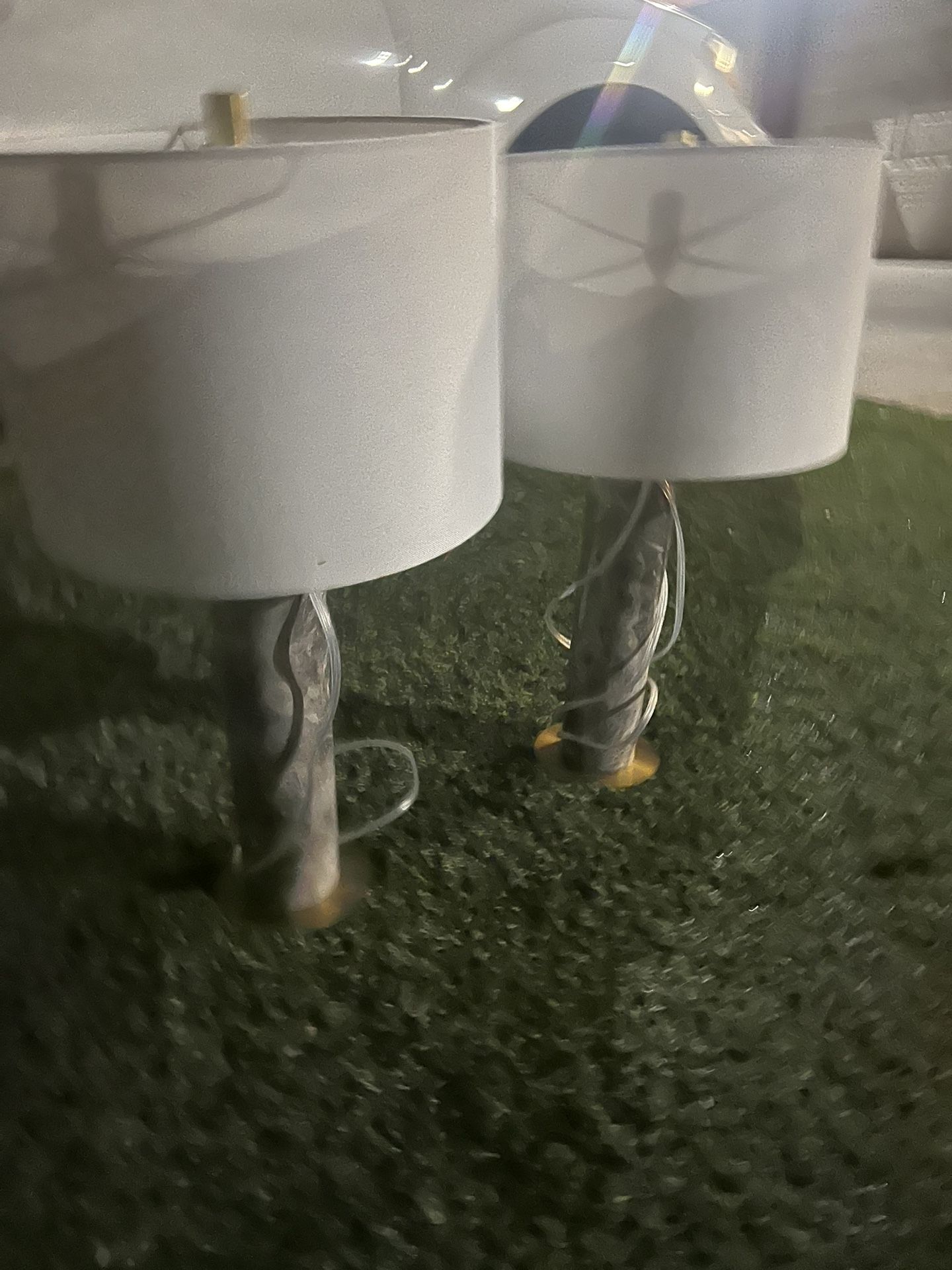 Matching Marble Lamps