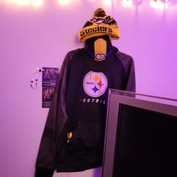 Pittsburgh Steelers Hoodie, Hat,and Led Light up Hat With Terrible Towel
