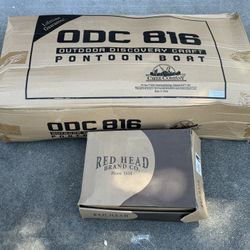 ODC 816 Pontoon Boat With Size 13mens Waders 