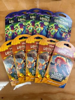 Disney Lorcana Booster Packs – 10 Sealed Packs – 2026 Sets