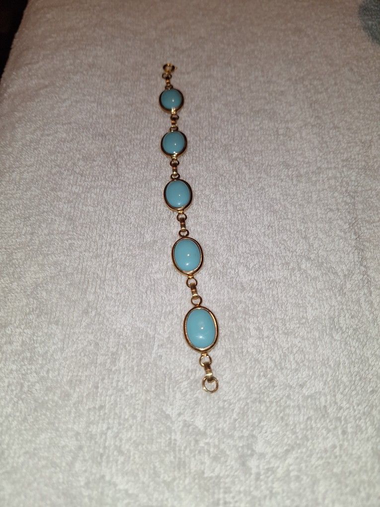 Vintage Moonglow Bracelet 7.5"