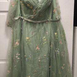 Green Fantasy Dress