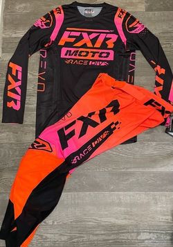 FXR Dirt bike gear flamango